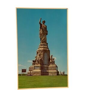 National‎ Monument to the Forefathers Plymouth MA Vintage Postcard Bromley Co